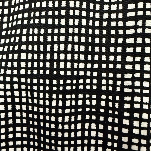 Express Black and White Trench Coat - Picture 4 of 5